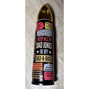 Dad tumbler funny jokes travel‎ cup Father's Day gift NWOT